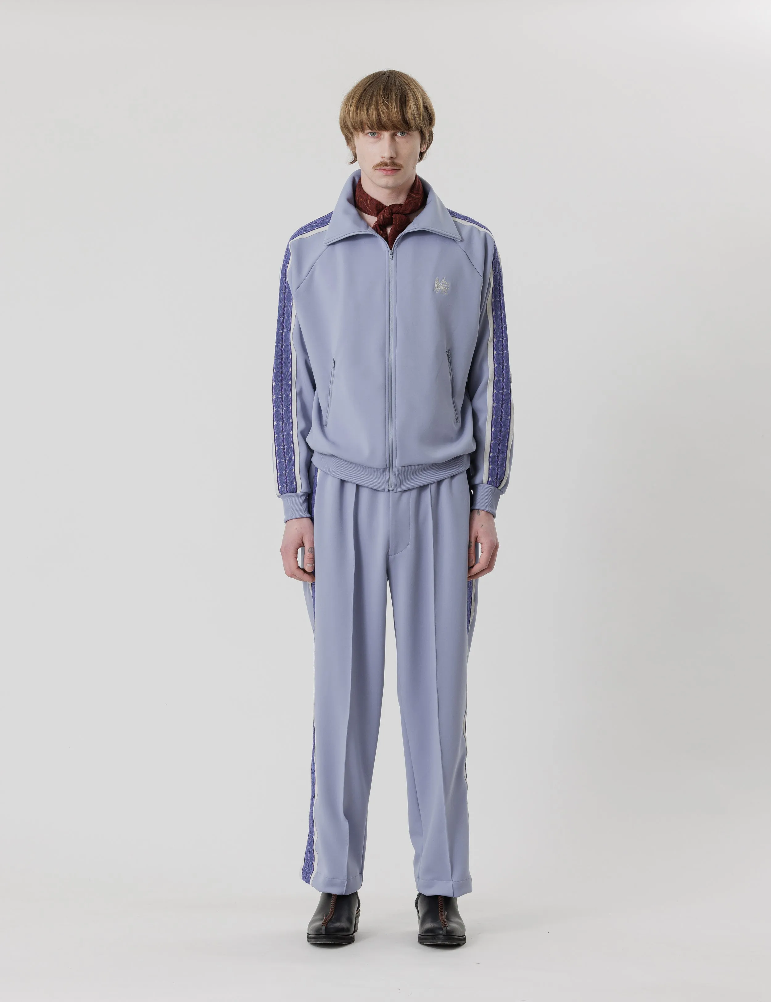 24AW-CSS-001 / LACE TAPE TRACK JACKET / PURPLE HAZE