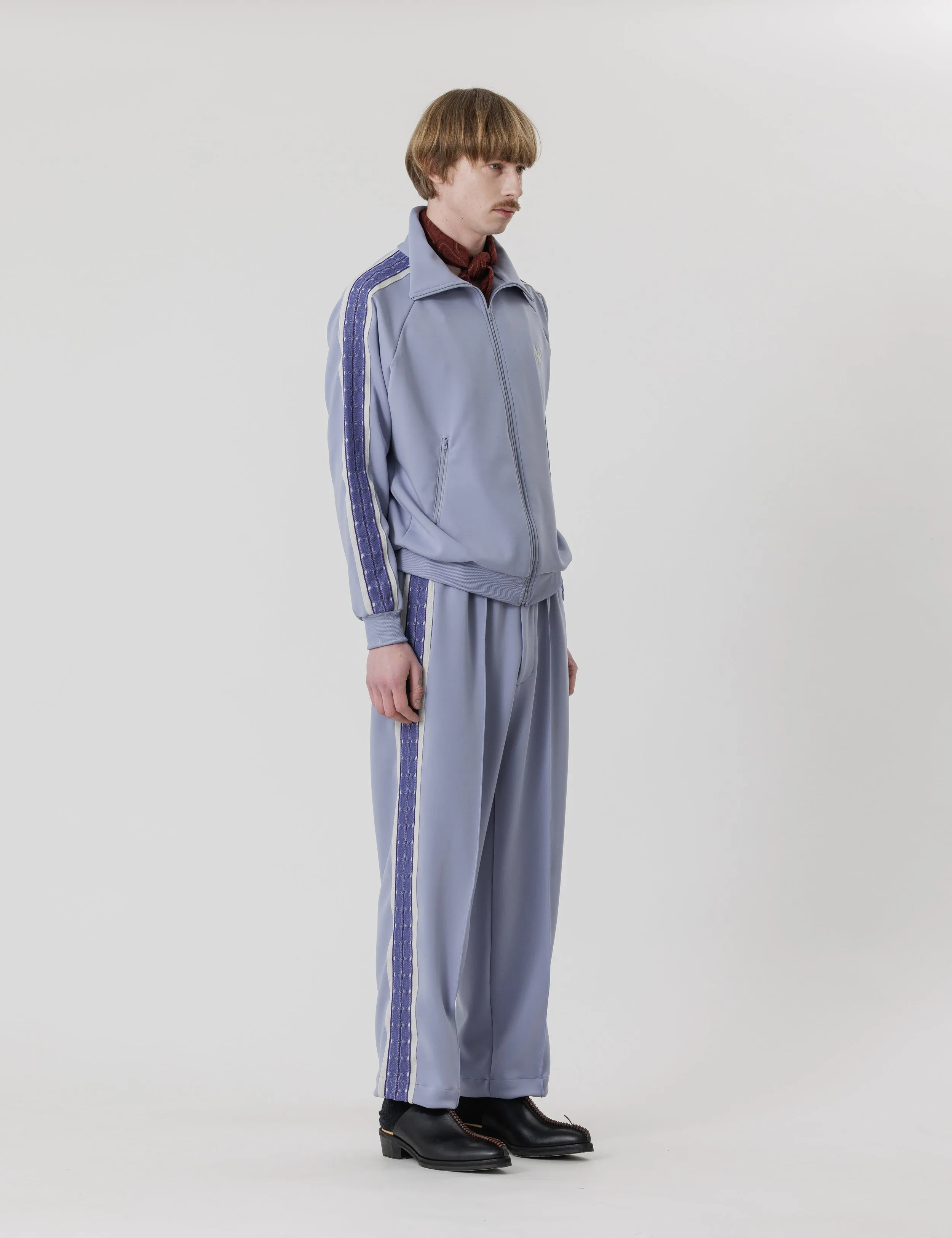 24AW-CSS-001 / LACE TAPE TRACK JACKET / PURPLE HAZE