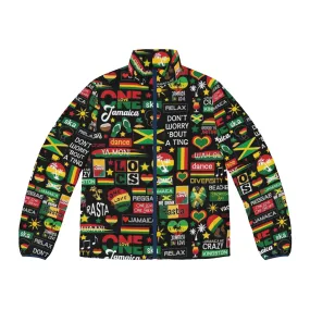 90s Vintage Jamaican Bobsled Team Puffer Jacket | Cool Runnings Inspired