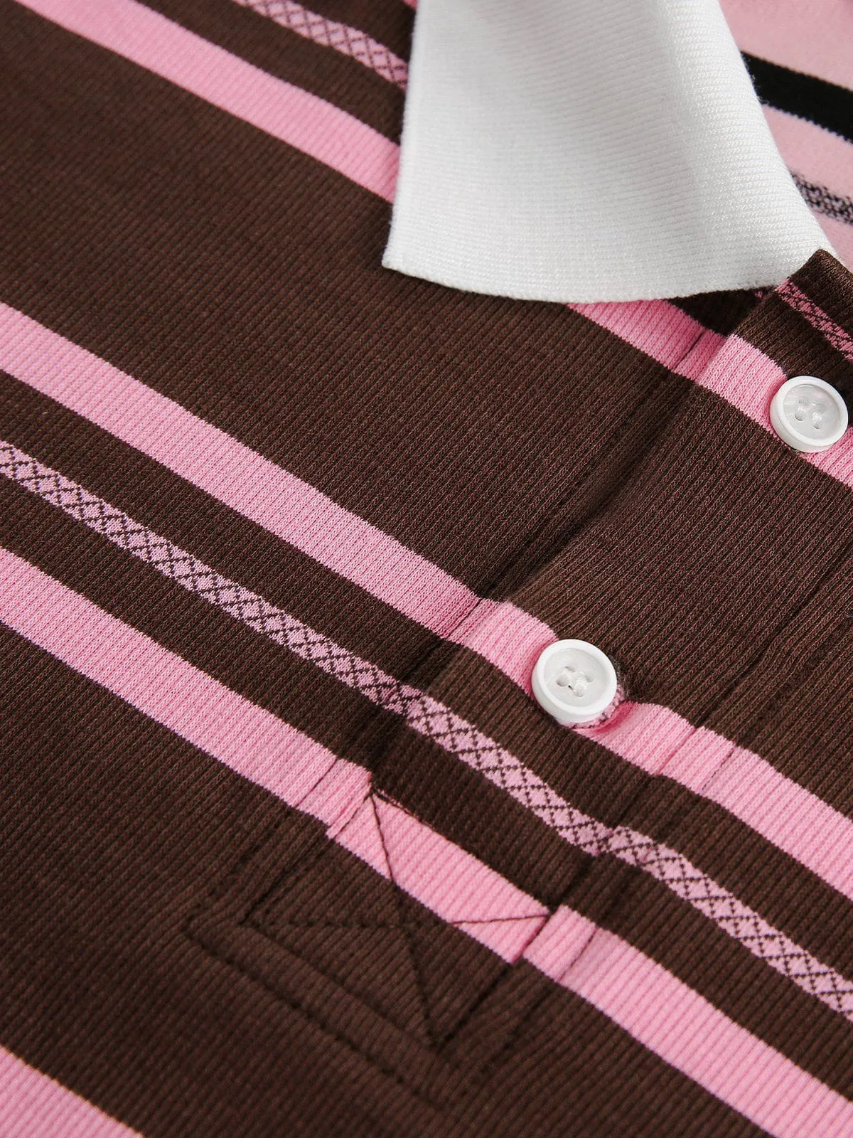 Aelfric Eden Vintage Stripe Polo Tee