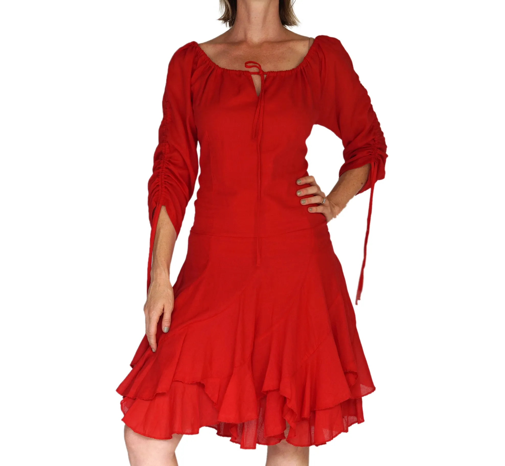 'Bonny Dress'  - Red