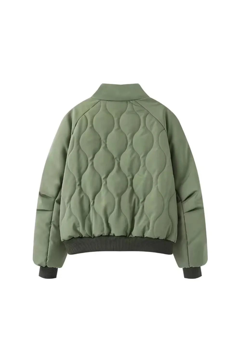 'Eliza' Aviator-Inspired Puffer Jacket（4 color）