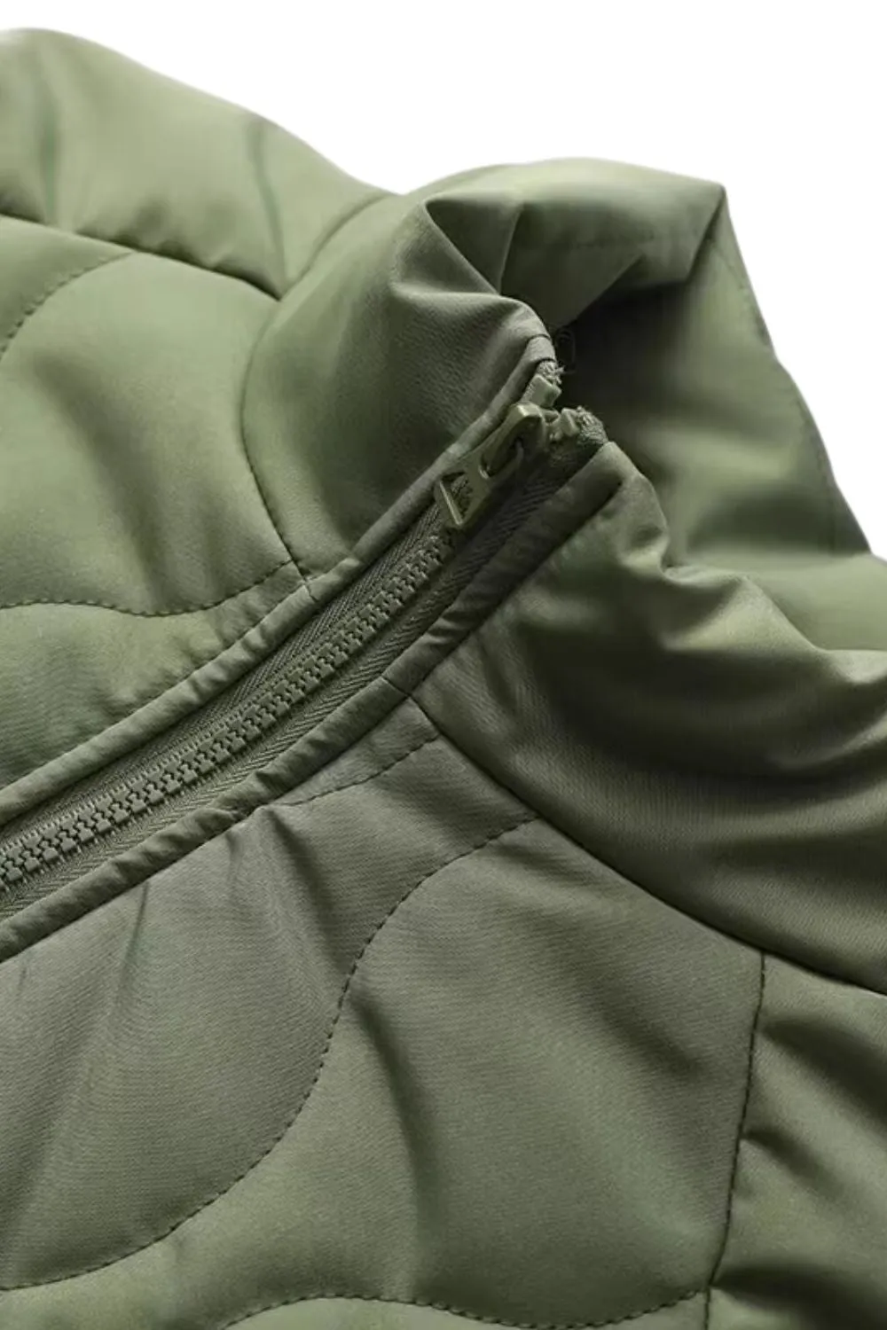 'Eliza' Aviator-Inspired Puffer Jacket（4 color）