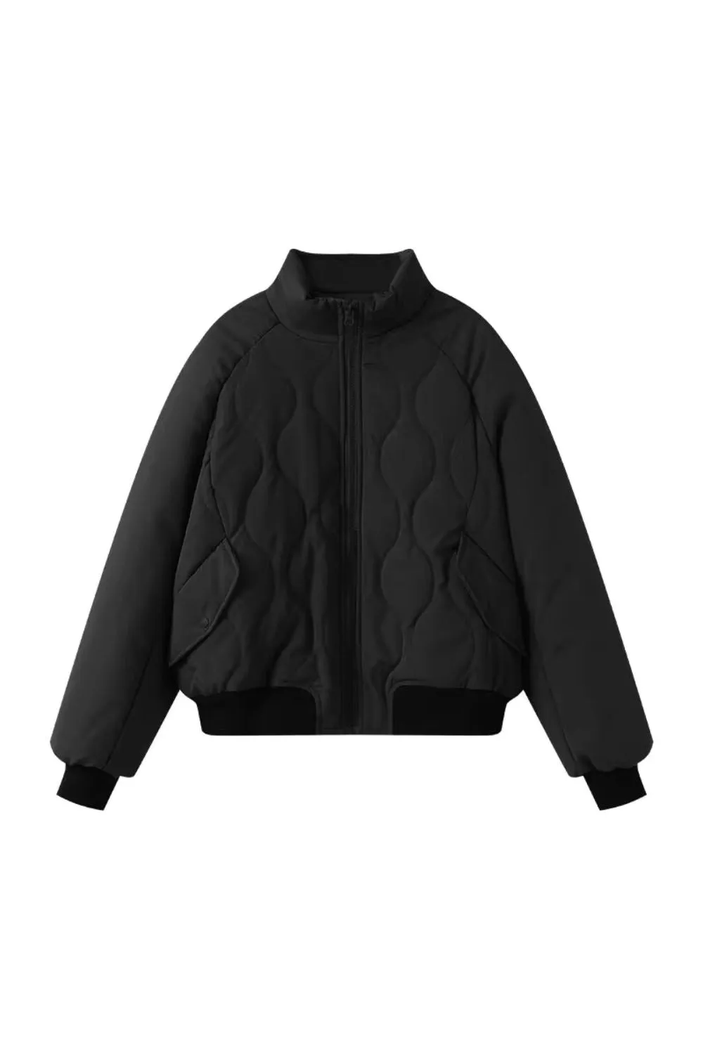 'Eliza' Aviator-Inspired Puffer Jacket（4 color）