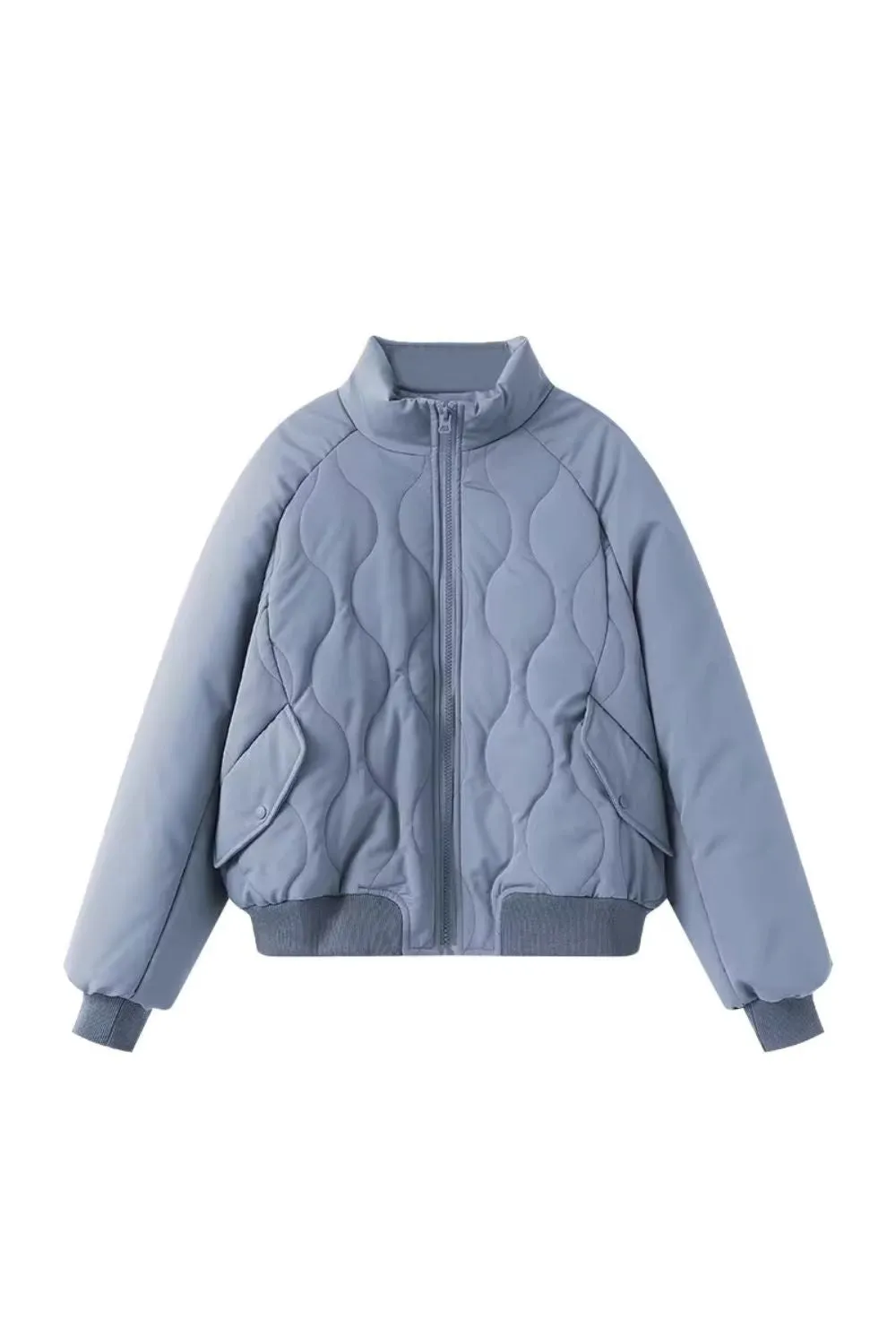 'Eliza' Aviator-Inspired Puffer Jacket（4 color）