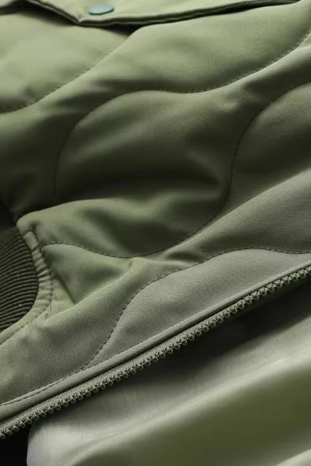 'Eliza' Aviator-Inspired Puffer Jacket（4 color）
