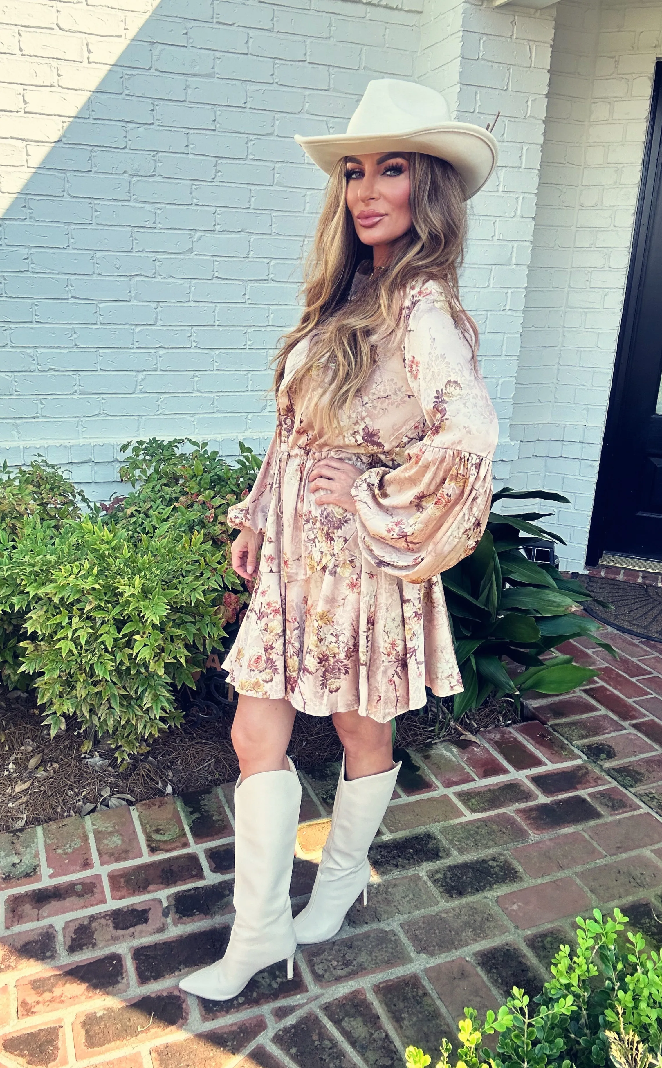 Genette Button Down Front Tie Dress