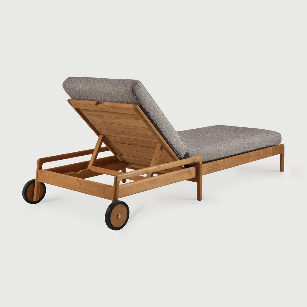 Jack Outdoor Adjustable Lounger - Teak Mocha