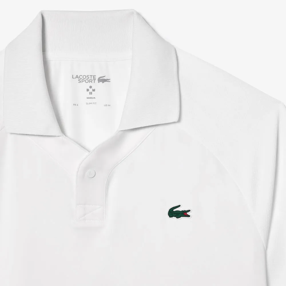 Lacoste Men's Medvedev Ultra-Dry Polo - White