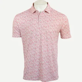 Longboard Polo - White/Mineral Red/Steel