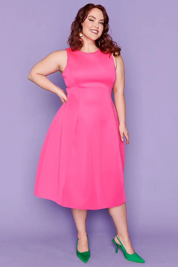 Lucca Hot Pink Party Dress