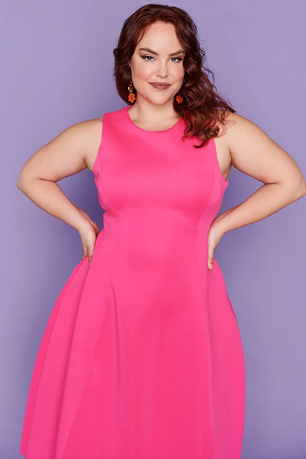 Lucca Hot Pink Party Dress