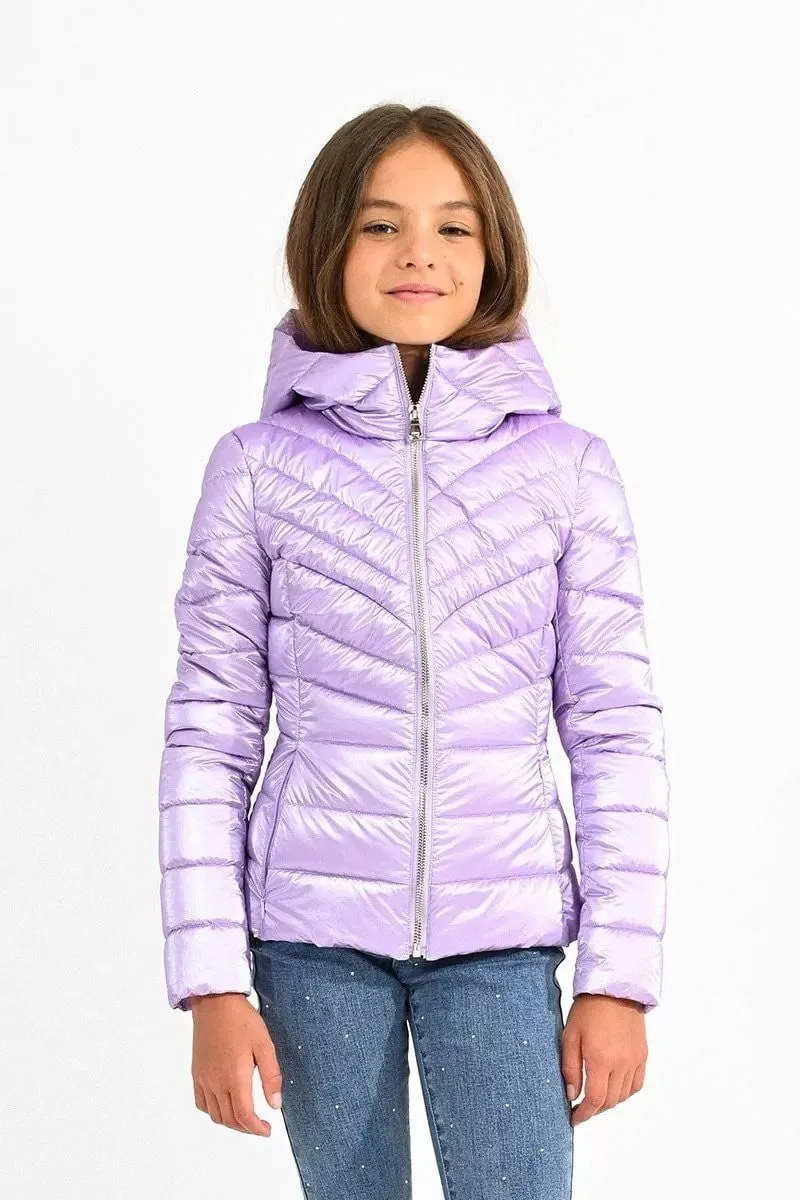 Mini Molly Purple Padded Jacket