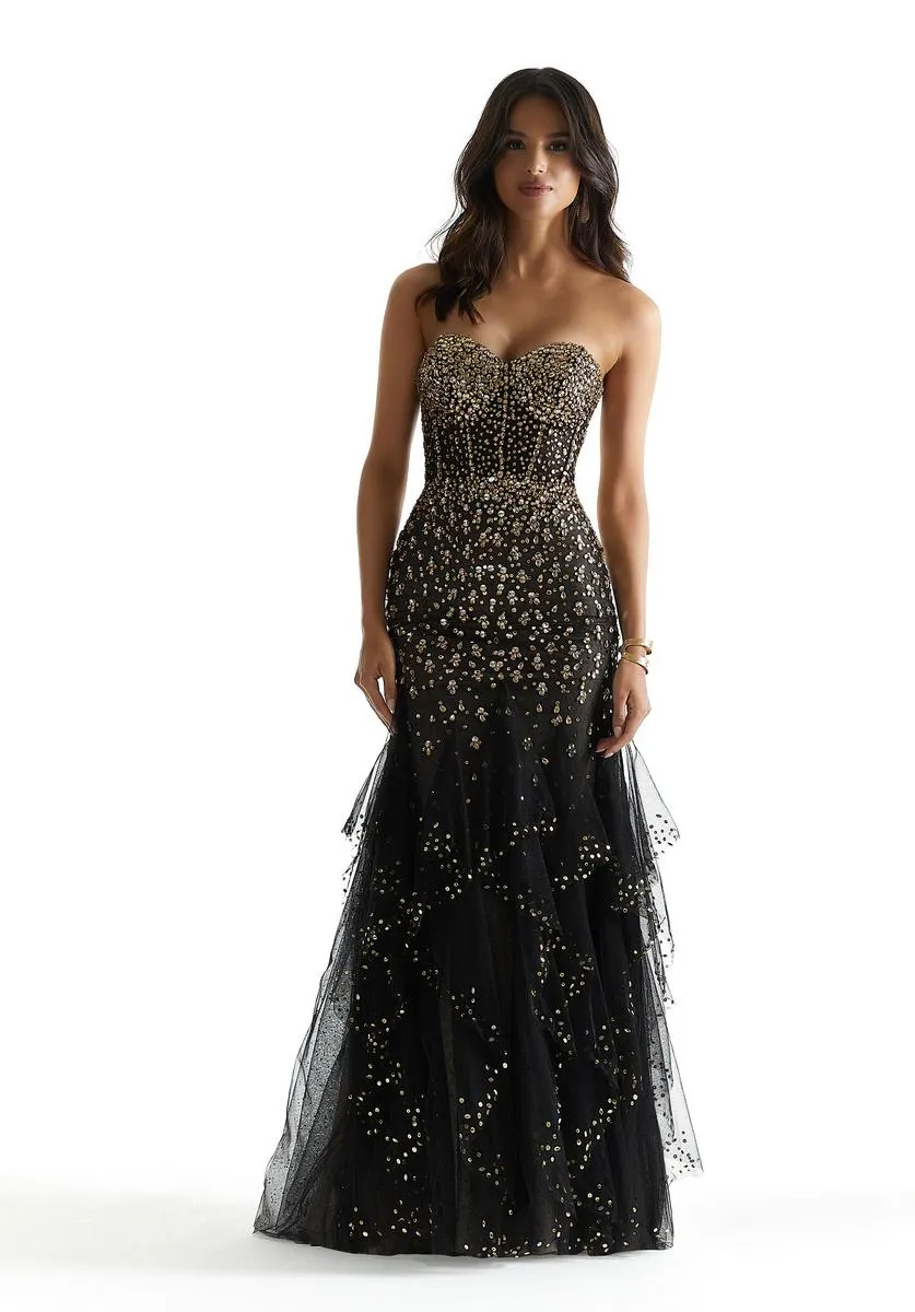 Morilee Fit and Flare Prom Dress 48027