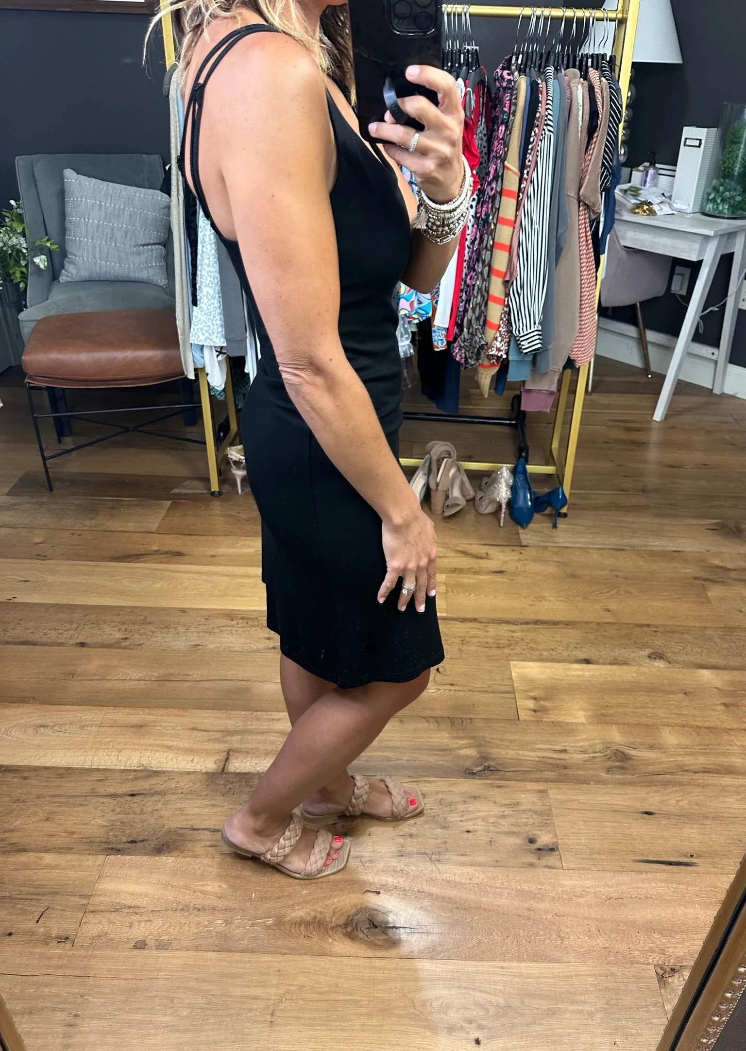 My Way Of Telling You Fitted Scoop Neck Dress - Multiple Options