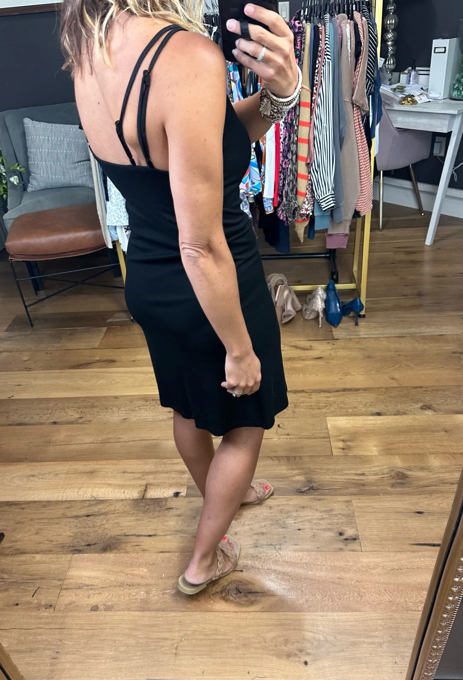 My Way Of Telling You Fitted Scoop Neck Dress - Multiple Options