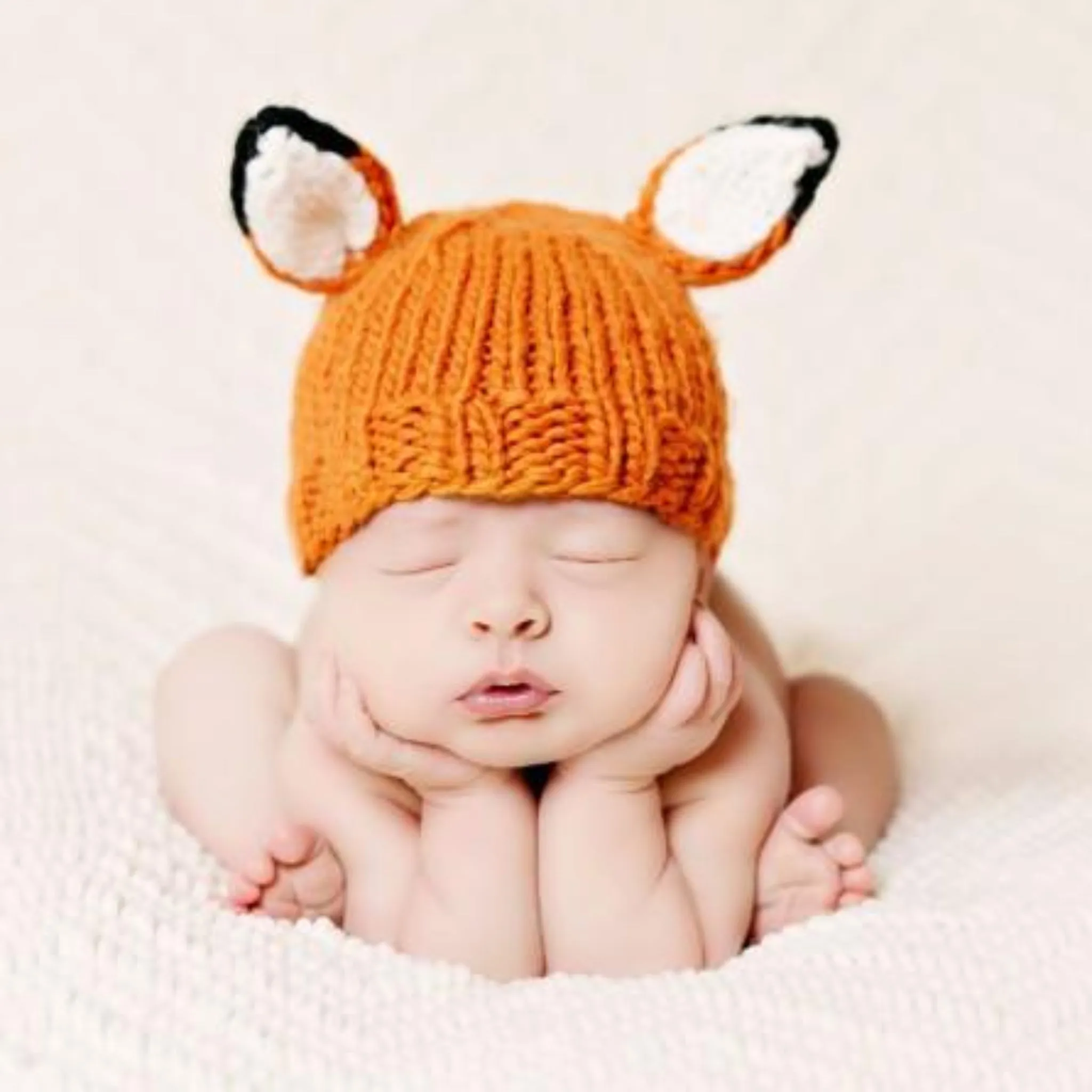 Rusty Fox Hat and Pant Newborn Set