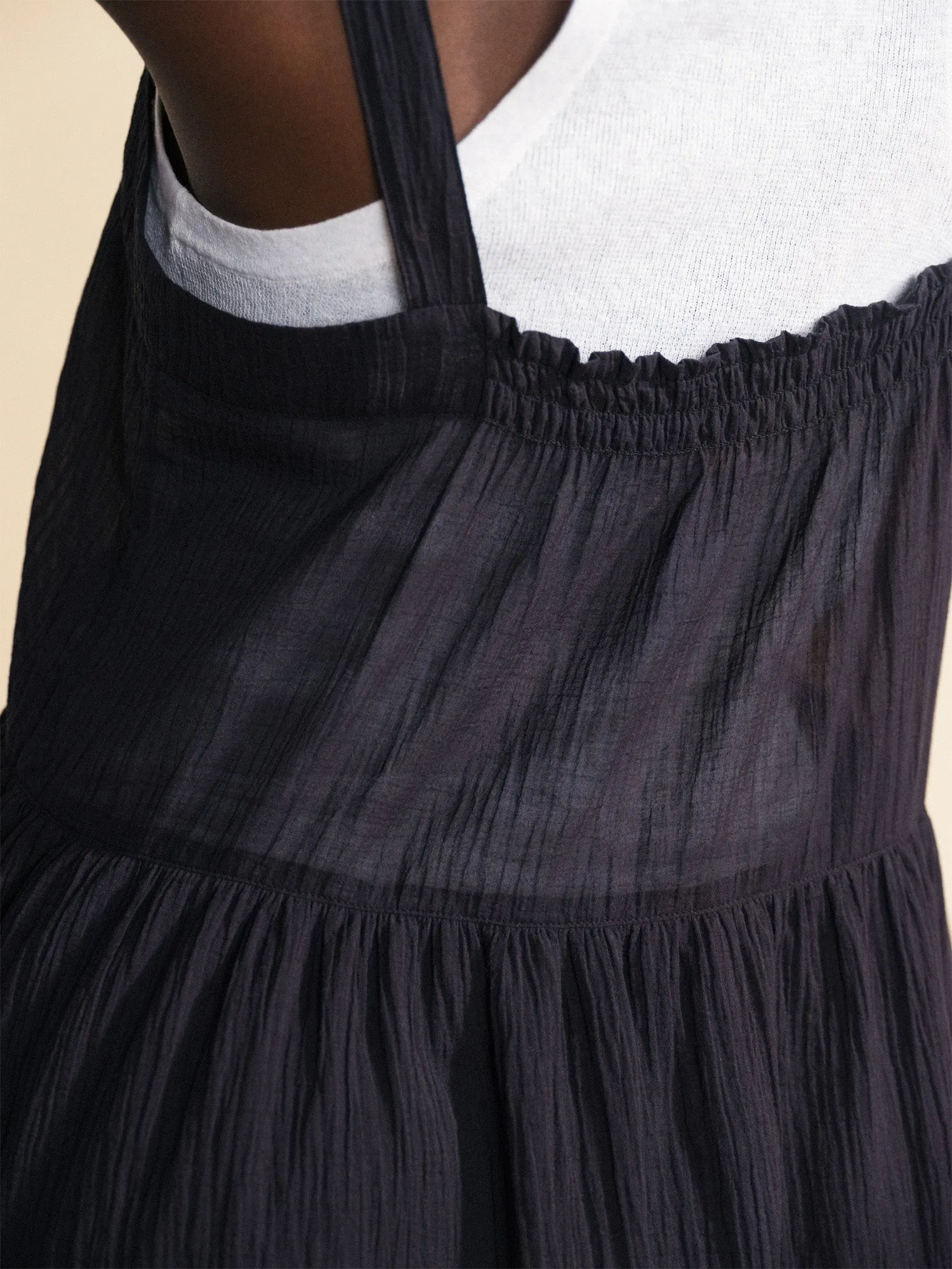 Sisley Sheer Tiered Dress