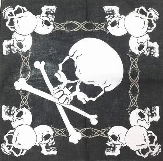 Skull and Crossbones Bandana