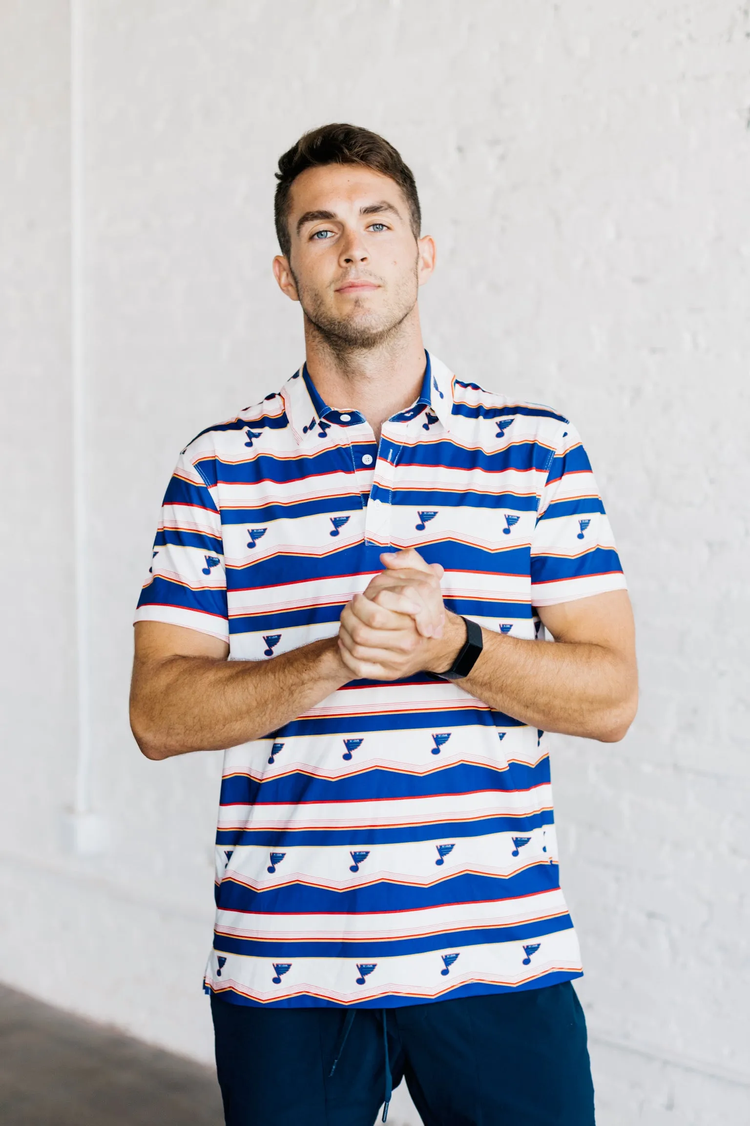 ST. LOUIS BLUES LUSSO STYLE RETRO POLO