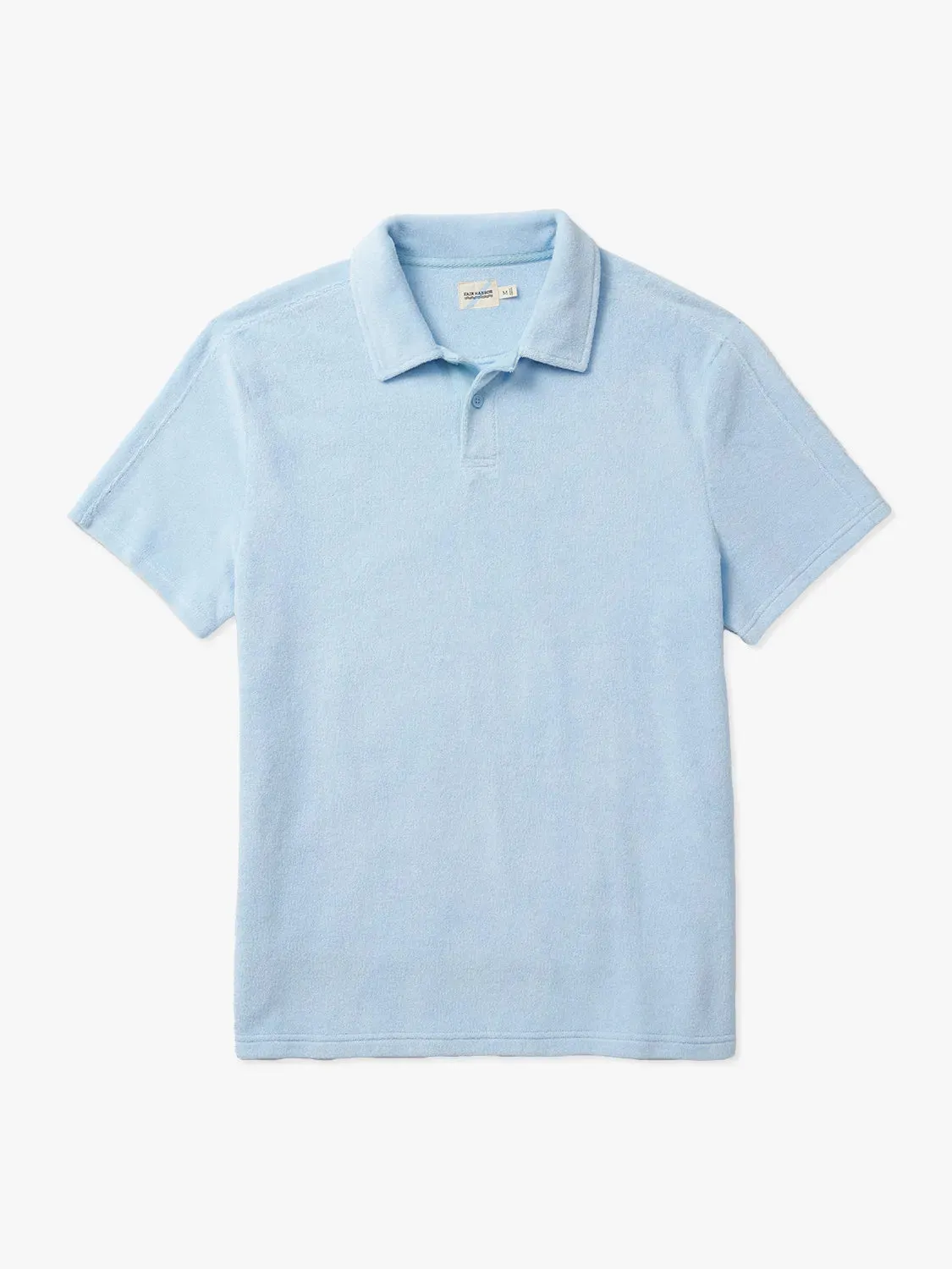 The Ravello Terry Polo | Light Blue