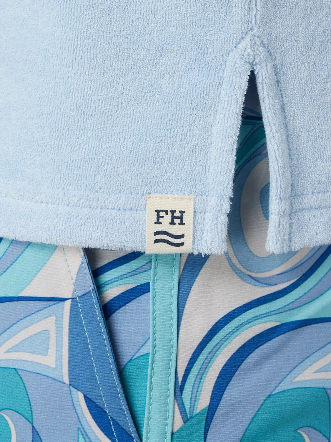 The Ravello Terry Polo | Light Blue