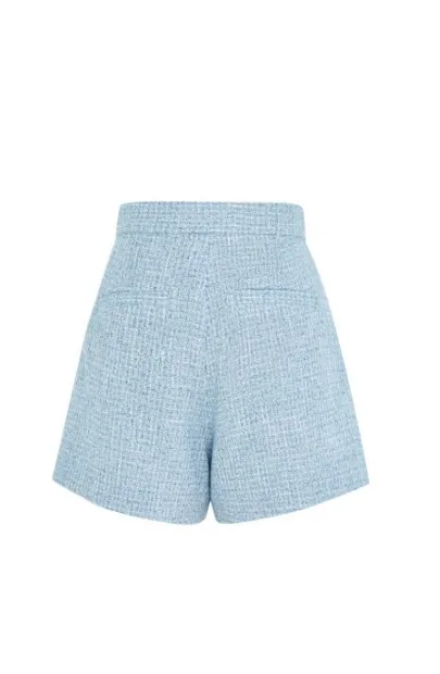 Tweed Metal Button Shorts