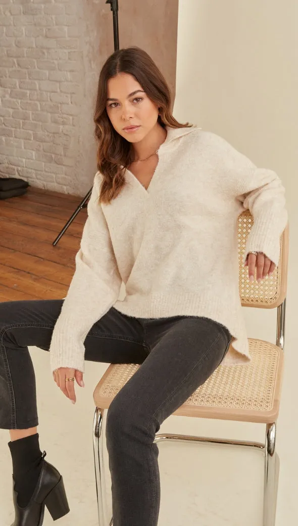 VERONIKA SWEATER - IVORY
